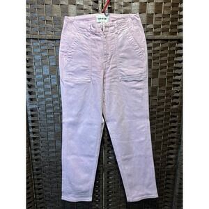 Boden Women's Pink Utility‎ Style High Rise Cropped Pants Trousers